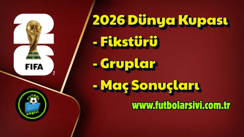 2026 D�nya Kupas� Fikst�r�, Gruplar ve Ma� Sonu�lar�