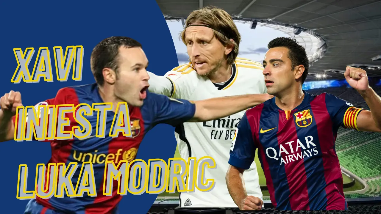 Xavi In�esta Luka Modric